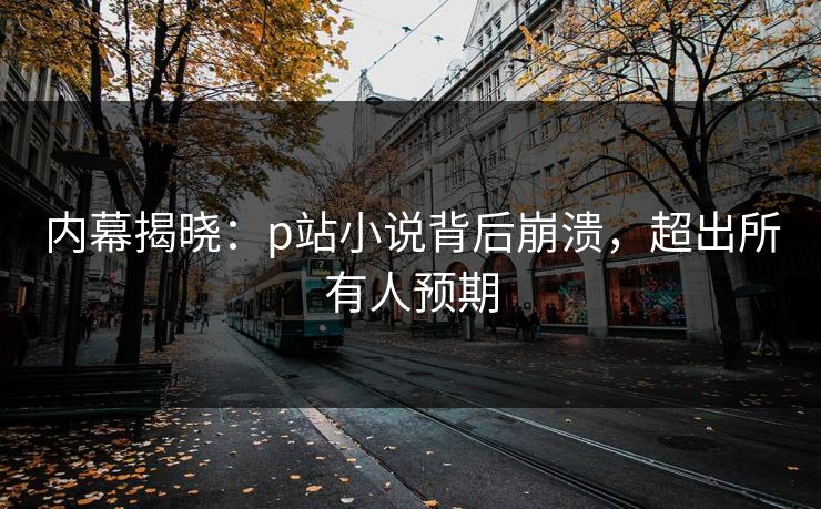 内幕揭晓：p站小说背后崩溃，超出所有人预期